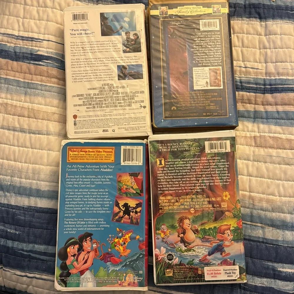 VHS movies Disney